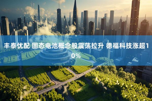丰泰优配 固态电池概念股震荡拉升 德福科技涨超10%