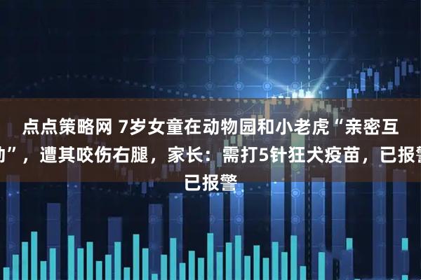 点点策略网 7岁女童在动物园和小老虎“亲密互动”，遭其咬伤右腿，家长：需打5针狂犬疫苗，已报警