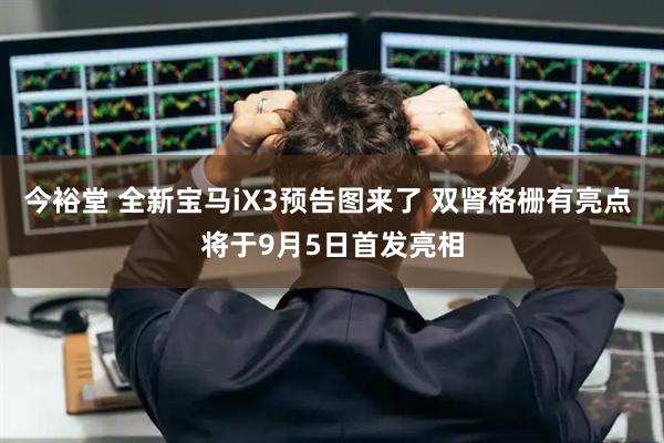 今裕堂 全新宝马iX3预告图来了 双肾格栅有亮点 将于9月5日首发亮相