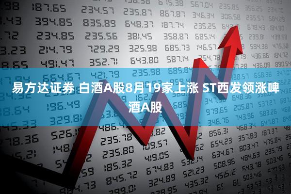 易方达证券 白酒A股8月19家上涨 ST西发领涨啤酒A股